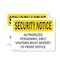 Signmission Visitors Report To Front Office OSHA Security Notice Sign, Plastic, 10in W x 7in L, 2PK OS-2PACK-SN-P-710-L-11676 - alternate 1